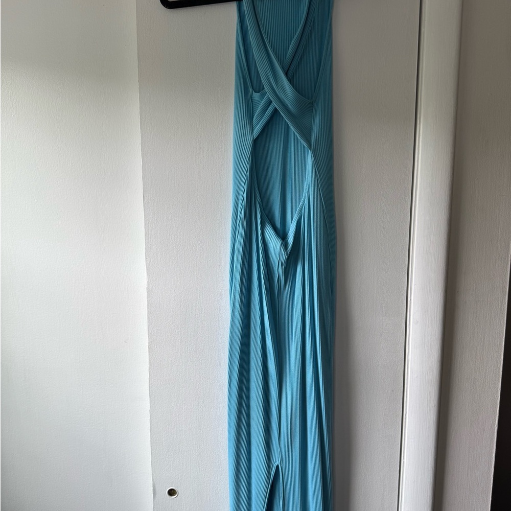 Chic Blue Maxi Dress